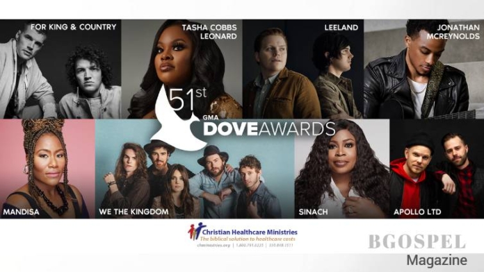 Lecrae and KING & COUNTRY to Perform at 51st Annual GMA Dove Awards