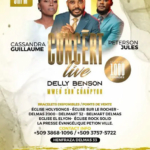 03 Dec |  Delly Benson LIVE, With Peterson Jules And Cassandra GUILLAUME