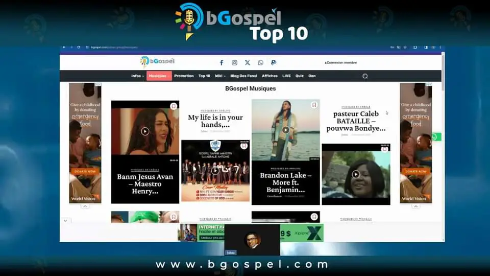 BGospel Podcast, New Music of the Week and the Top 10 Popular Music
