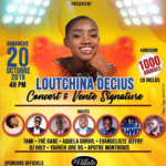 Signature Sale of Loutchina Décius' Very First Album on October 20