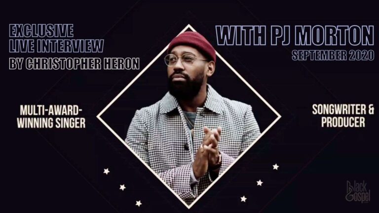 LIVE INTERVIEW, PJ Morton
