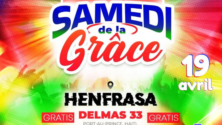 Grace Saturday in Henfrasa, Delmas: a free event
