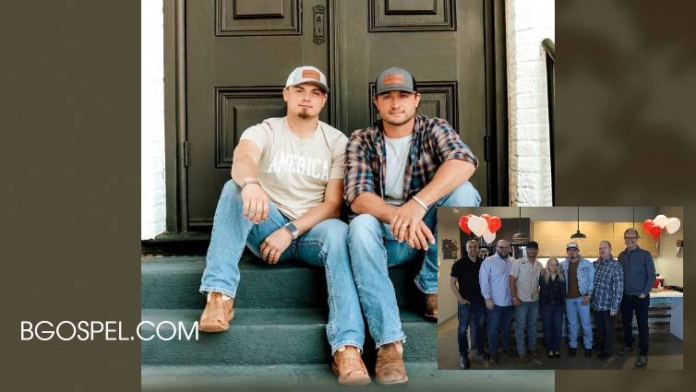 and Reeves brothers Jeramy and Cody signing contract with Centricity Music team