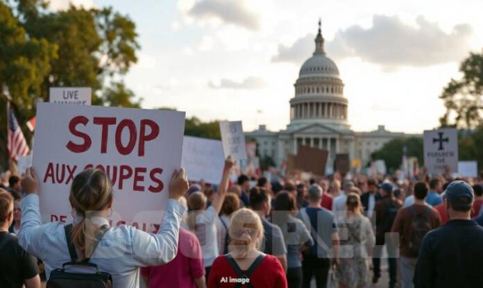 The evangelicals protest against Trump and Musk
