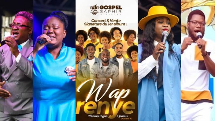 Gospel Saphir Ministry concert in Delmas 75: WAP Renye album