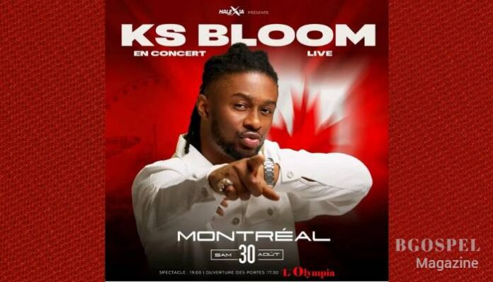 Olympia Montreal receives KS Bloom in Live Gospel on August 30, 2025
