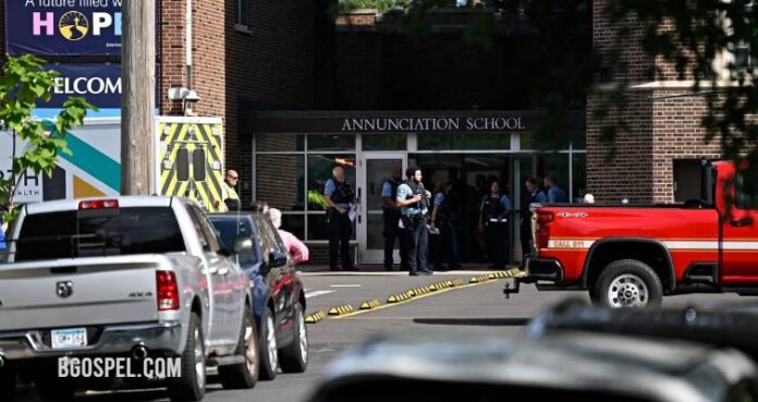 Church Minneapolis announcing shooting: two children killed, investigation
