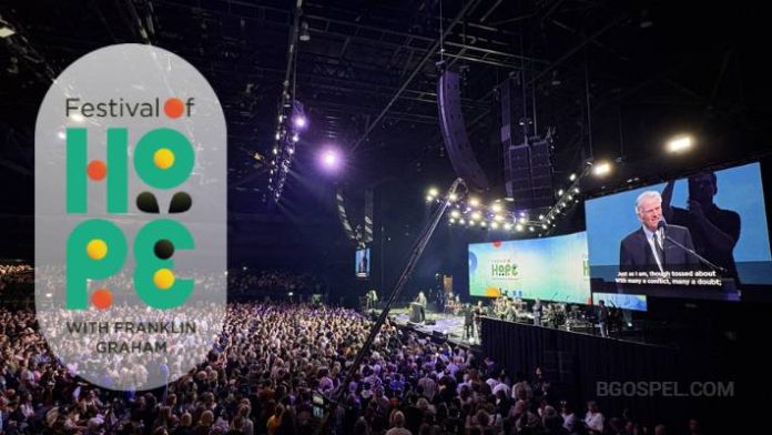 Mobilization of Belgian churches at the Festival of Hope in Brussels.
