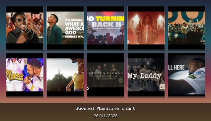 Gospel Music Chart Jan 2026: Moses Bliss Rockets to Top