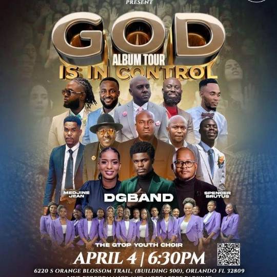 DG BAND, Medjine Jean and Spencer Brutus in concert in Orlando on April 4
