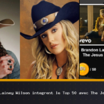 Brandon Lake and Lainey Wilson enter the Top 50 with The Jesus I Know Now