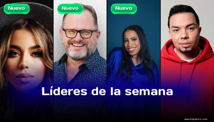 Top 50 Latino Gospel - Julliany Souza at the top of the chart
