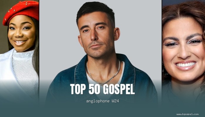 Top 50 Gospel - Phil Wickham and Mercy Chinwo in the lead
